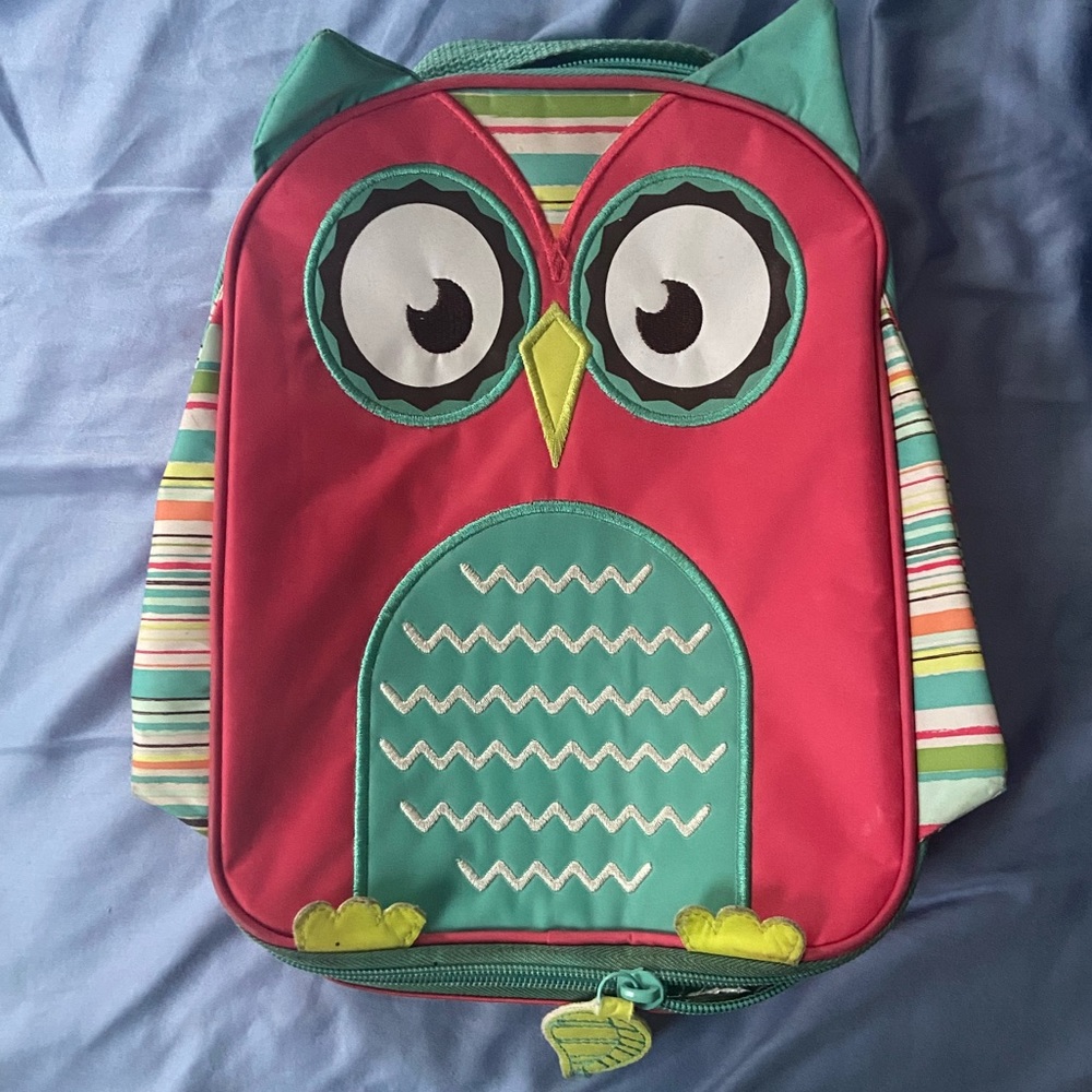 vera bradley owl lunch box